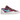 Nike Blazer Low sacai KAWS Purple Dusk sneakers i skråt profil med lagdelt lilla overdel, dobbelte Swoosh-detaljer og karakteristisk hvid mellemsål.