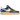 Nike Air Force 1 Low SP Undefeated 5 On It Blue Yellow Croc sneakers set fra siden med detaljeret blåt og gult krokodilleskindsdesign