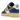 Nike Air Force 1 Low SP Undefeated 5 On It Blue Yellow Croc sneakers i profil med blå krokodilleskind detaljer og gul Swoosh