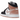 Air Jordan 1 Mid Light Madder Root sneakers i vinklet profil med lyserøde læderpaneler, hvide snørebånd og et klassisk Jordan-logo