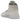 Air Jordan 1 Mid SE Sanddrift sneakers vist fra siden med en kombination af beige læder- og tekstilpaneler samt det klassiske sorte swoosh-logo.