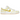 Nike Dunk Low Yellow Strike sneakers set fra siden med lysegule overlejringer, hvid sål, gule snørebånd og hvid Swoosh-detalje