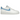 Nike Air Force 1 Low Next Nature University Blue sneakers i sideprofil med hvid læderoverdel, blå swoosh og klassisk gummisål