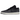 Air Jordan 1 Low Craft Inside Out Black sneakers sideprofil med teksturerede sorte læderpaneler, ruskindsdetaljer og broderet Wings-logo på hælen
