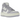 Air Jordan 1 Elevate High Titanium sneakers set fra siden med hvid læderoverdel, lyseblå detaljer, platform-sål og Wings-logo