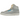 Air Jordan 2 Retro SP Union Grey Fog sneakers i profil med grå ruskindsoverdel, hvide detaljer, perforeringer og Union LA tag på siden.