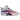 Air Jordan 36 Paris sneakers i en flot sideprofil med hvide detaljer, blå og røde accenter samt en synlig sål og tekstureret overdel.