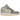 Air Jordan 1 Mid SE Coconut Milk Particle Grey sneakers set fra siden med hvide og grå læderpaneler samt klassisk sort Swoosh og snørebånd.