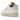 Nike Air Force 1 Low Prm Jewels White sneakers set fra siden med hvid læderoverdel og en unik, metallisk sølvfarvet Jewel Swoosh på siden.