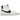 Nike Blazer Mid 77 Next Nature White Black sneakers i en sideprofil med hvidt læder, sort Swoosh og vintage gummisål