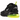 Nike Air Max 270 Black Neon sneakers i sideprofil, med en fremtrædende neon-grøn Air-hælenhed, sort overdel i mesh og ikonisk Swoosh-logo