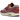 Nike Air Max 1 Patta Waves Maroon sneakers set fra siden med karakteristisk bølget mudguard i bordeaux, hvid mellemsål og grå overdel