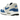 Nike Air Max 1 86 OG Big Bubble Royal sneakers set fra siden med hvid mesh, grå ruskind og ikonisk royalblå stænk samt synlig Air-enhed