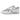 Nike Air Max 1 Patta Waves White sneakers i sideprofil med hvid mesh, læderdetaljer, bølget mudguard og synlig Air-enhed i mellemsålen.