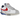 Nike Zoom Cortez SP sacai White University Red Blue sneakers i vinklet profil med hvid læderoverdel, rød Swoosh og synlig Air-enhed i mellemsålen