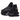 Nike Air Max Plus Black Suede Silver sneakers i profil. Sorte ruskindspaneler, meshoverdel, sølvfarvede detaljer og synlige Air-enheder i mellemsålen.