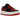 Air Jordan 1 Elevate Low SE Bred sneakers i en klassisk vinklet profil med sort og rød læderoverdel samt en tyk hvid plateau-sål.