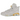 Air Jordan 6 Retro Craft Paris Olympics sneakers i sideprofil med grå ruskindsoverdel, hvide detaljer og synlig luftenhed i mellemsålen