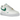 Nike Air Force 1 Low 07 SE 40th Anniversary Edition Sail Malachite sneakers sideprofil med hvid læderoverdel, grøn swoosh og guld-detaljer