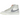Nike Blazer Mid 77 Pro Club White Cement Grey sneakers set fra siden med hvid læderoverdel, grå ruskindspaneler og tydelig hvid sål