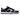 Nike Dunk Low Chenille Swoosh Black Grey sneakers i sideprofil med grå læderbase, sorte overlejringer og sort chenille swoosh logo