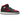 Air Jordan 1 Mid Black Summit White Varsity Red sneakers i en sideprofil med rød sål, sort læderoverdel og hvide detaljer
