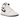 Air Jordan 1 Mid Reverse Panda GS sneakers set fra siden med hvidt læder, sorte overlejringer, klassisk swoosh og sort gummisål