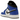 Air Jordan 1 Mid Game Royal White Black sneakers i sideprofil med blåt og hvidt læder, sort Swoosh-logo og klassisk gummisål