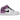 Air Jordan 1 Mid Barely Grape sneakers i en flot profilvinkel med pastel lilla nueller, hvide detaljer, sort swoosh og hvid sål.