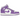 Air Jordan 1 Mid Purple Venom sneakers i en klassisk profil set fra siden med lilla og sorte læderpaneler, hvid mellemsål og ikonisk Swoosh-logo.