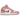 Air Jordan 1 Mid Valentines Day (2023) sneakers set fra siden med lyserøde læderpaneler, hvid mellemsål og røde Swoosh-detaljer
