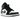 Air Jordan 1 Mid Black White Iron Grey sneakers i profil med overdel i sort og grå læder samt hvide detaljer og ikonisk logo på siden