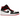 Air Jordan 1 Mid Gym Red Black Toe sneakers sideprofil med hvide paneler, røde detaljer ved hælen og klassisk sort swoosh på siden.