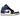 Air Jordan 1 Mid Court Purple Tropical Twist sneakers i en vinklet visning med lilla overlays, sort Swoosh-logo og hvide snørebånd.