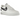 Nike Air Force 1 Low 07 FM Cut Out Swoosh White Black sneakers set fra siden med hvid læderoverdel og sort udskåret Swoosh på siden