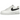 Nike Air Force 1 Low 07 FM Cut Out Swoosh White Black sneakers set fra siden med hvidt læder, perforeret tåboks og sort udskåret swoosh