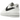 Nike Air Force 1 Low 07 FM Cut Out Swoosh White Black sneakers i sideprofil med hvid læderoverdel og sort udskåret swoosh-logo på siden.