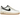 Nike Air Force 1 '07 LX Low Command Force Summit White Black sneakers i en vinklet visning med hvidt læder, sort swoosh og detaljeret ydersål