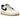 Nike Air Force 1 '07 LX Low Command Force Summit White Black sneakers, set fra siden, med hvid overdel, sort Swoosh og vintage-inspireret sål
