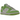 Nike Dunk Low AS Safari Swoosh Chlorophyll sneakers i profil, grønne nuancer, safari-mønstret Swoosh og klassisk gummisål med snørebånd.