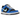 Nike Dunk Low Crater Blue Black sneakers sideprofil i grå og blå nuancer med synlig tekstureret mellemsål og genbrugsmaterialer