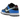 Nike Dunk Low Crater Blue Black sneakers i sideprofil med blåt og sort mønstret design, hvid mellemsål og genbrugsmateriale i sålen.