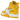Nike Air Force 1 Mid SP Off-White Varsity Maize sneakers set fra siden med gul og hvid læderoverdel, ikonisk snøresystem og detaljeret gummisål