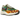 Nike VaporWaffle Woven sacai Jean Paul Gaultier Green Gusto sneakers i en vinklet visning med vævet grøn overdel og en unik lagdelt mellemsål.