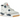 Air Jordan 4 Retro SB Navy sneakers i profilsyn, fremviser den hvide læderoverdel, grønne detaljer, synlig Air-enhed og gummisål