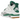 Air Jordan 4 Retro SB Pine Green sneakers set fra siden med hvid læderoverdel, grønne detaljer, synlig Air-enhed og klassisk gummisål