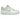 Nike Air Force 1 Low Shadow Sail Light Silver Citron Tint sneakers i en vinklet visning med flerfarvede lagdelte detaljer og gummisål