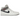 Air Jordan 1 Mid Paris White sneakers set fra siden med hvidt læder, grå detaljer og ikonisk Wings-logo på den polstrede ankelkrave.