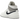 Air Jordan 1 Mid Paris White sneakers i profil med hvide læderoverdele, grå detaljer ved hælen og en klassisk hvid midtersål.