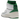 Air Jordan 2 Retro Lucky Green sneakers i sideprofil med hvidt læder, grønne detaljer på hælen og en tekstureret hvid gummisål